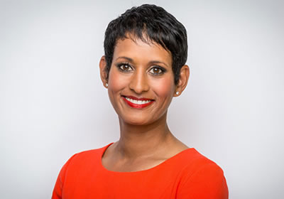 British Television Presenter Naga Munchetty